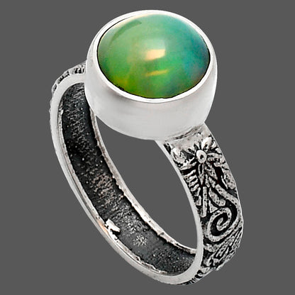 Premium Quality Ethiopian Opal Ring size-6 R-1055 25-ER10441