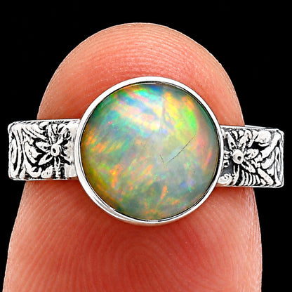 Premium Quality Ethiopian Opal Ring size-6 R-1055 25-ER10443