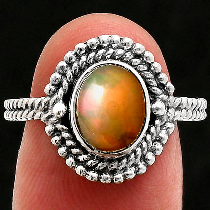 Premium Quality Ethiopian Opal Ring size-8 R-1729 25-ER10457