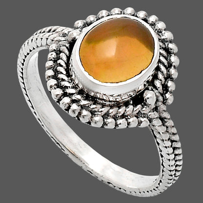 Premium Quality Ethiopian Opal Ring size-8 R-1729 25-ER10457