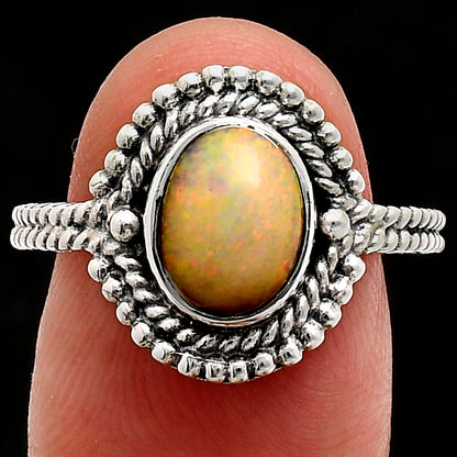 Premium Quality Ethiopian Opal Ring size-8 R-1729 25-ER10460