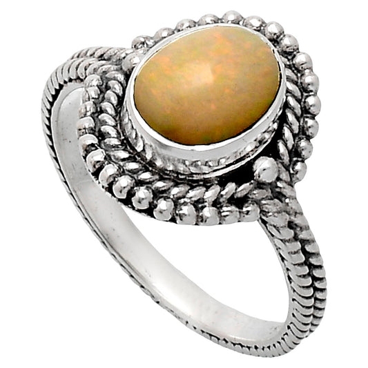 Premium Quality Ethiopian Opal Ring size-8 R-1729 25-ER10460