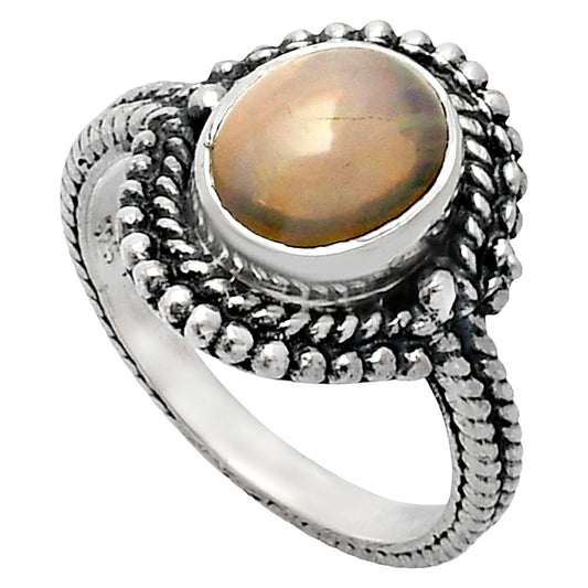 Premium Quality Ethiopian Opal Ring size-6 R-1729 25-ER10463