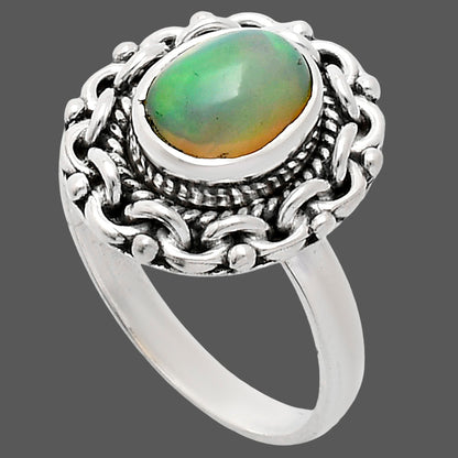 Premium Quality Ethiopian Opal Ring size-8 R-1667 25-ER10465