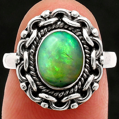 Premium Quality Ethiopian Opal Ring size-7 R-1667 25-ER10466