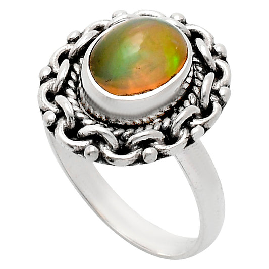 Premium Quality Ethiopian Opal Ring size-7 R-1667 25-ER10467