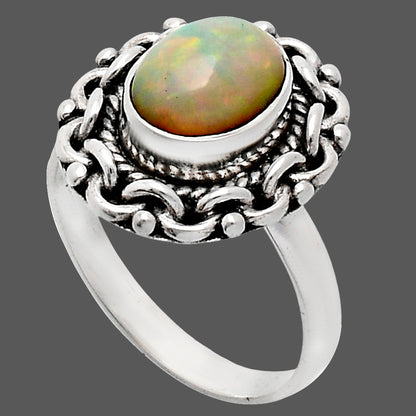 Premium Quality Ethiopian Opal Ring size-7 R-1667 25-ER10475