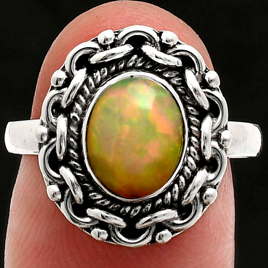 Premium Quality Ethiopian Opal Ring size-8 R-1667 25-ER10476