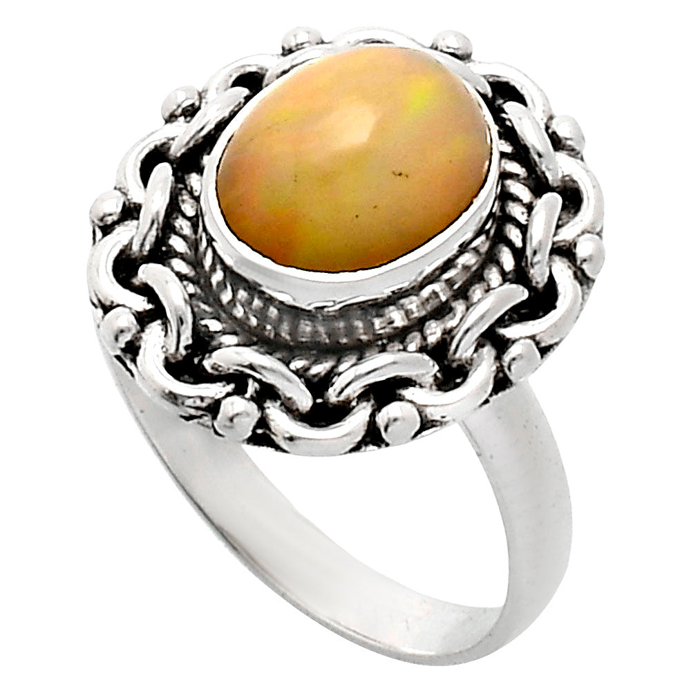 Premium Quality Ethiopian Opal Ring size-6 R-1667 25-ER10477