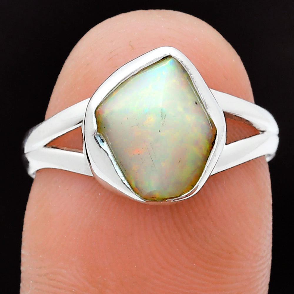 Premium Quality Ethiopian Opal Rough Ring size-7 R-1002 25-ER10505