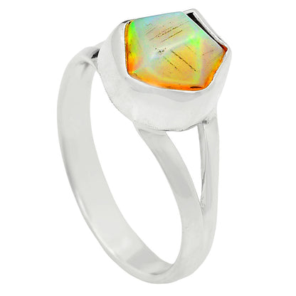 Premium Quality Ethiopian Opal Rough Ring size-7 R-1002 25-ER10509