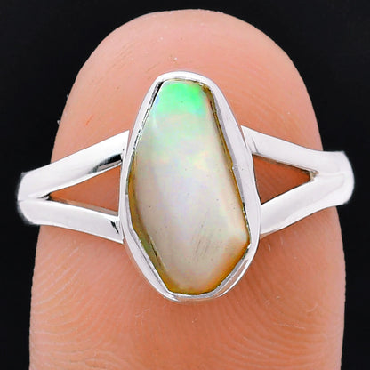 Premium Quality Ethiopian Opal Rough Ring size-8 R-1002 25-ER10554