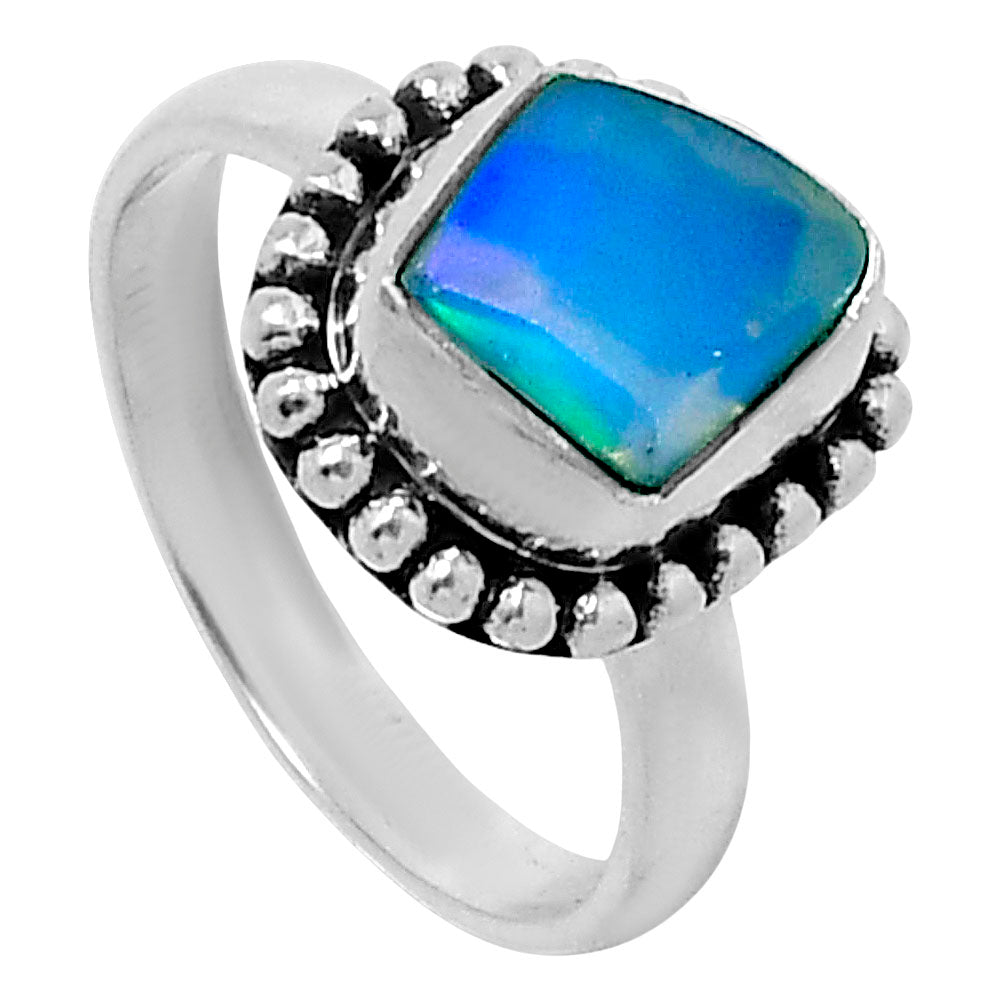 Premium Quality Ethiopian Opal Rough Ring size-6 R-1071 25-ER10611