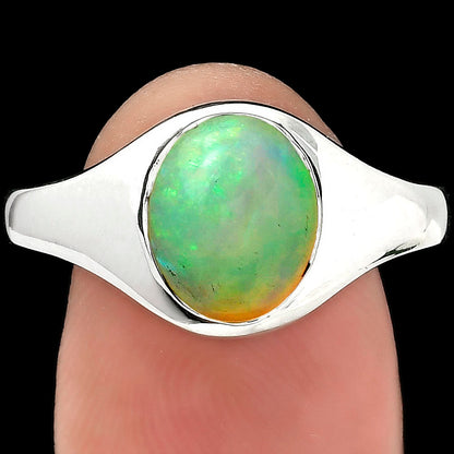 Natural Ethiopian Opal Ring size-8.5 R-1115 25-ER10772
