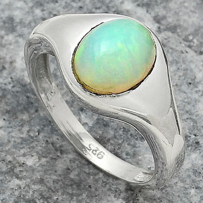 Natural Ethiopian Opal Ring size-8.5 R-1115 25-ER10772