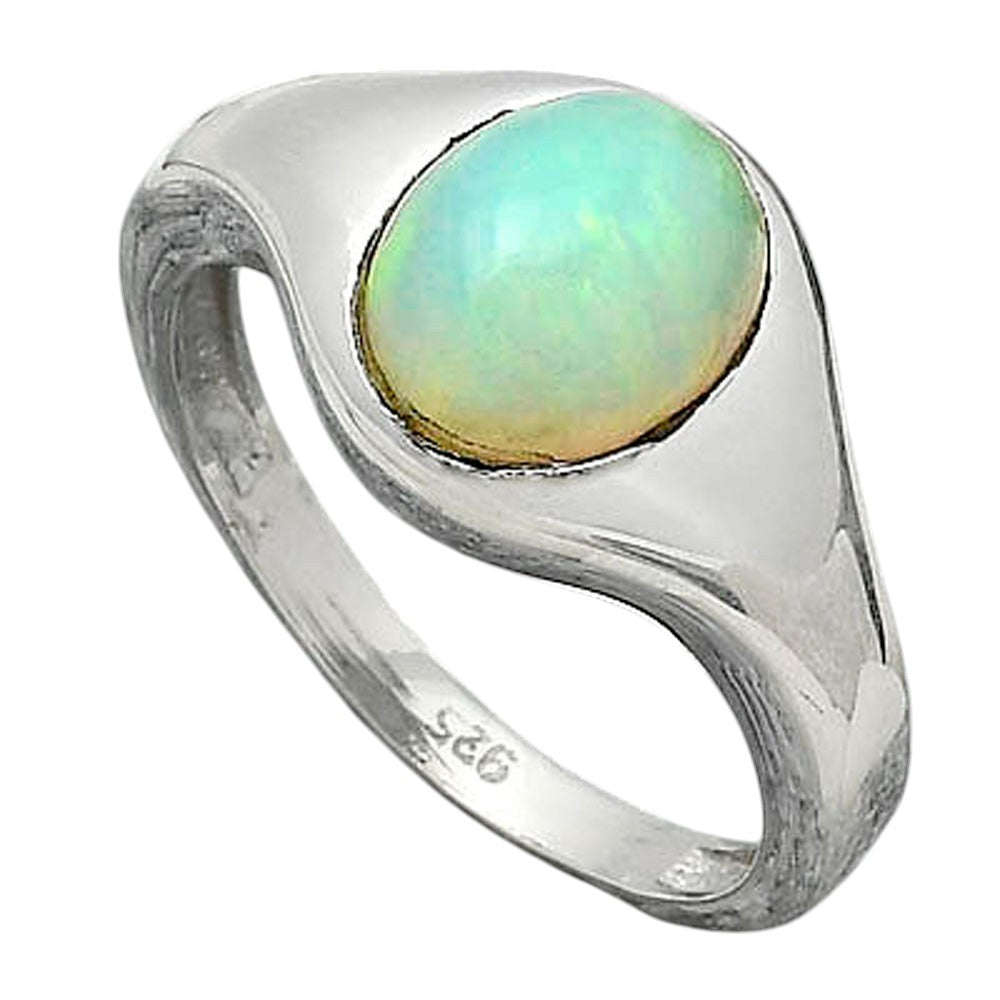 Natural Ethiopian Opal Ring size-8.5 R-1115 25-ER10772
