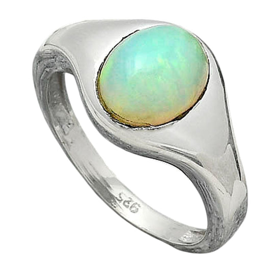 Natural Ethiopian Opal Ring size-8.5 R-1115 25-ER10772