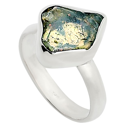 Ethiopian Opal Rough Ring size-6 R-1001 25-ER15992
