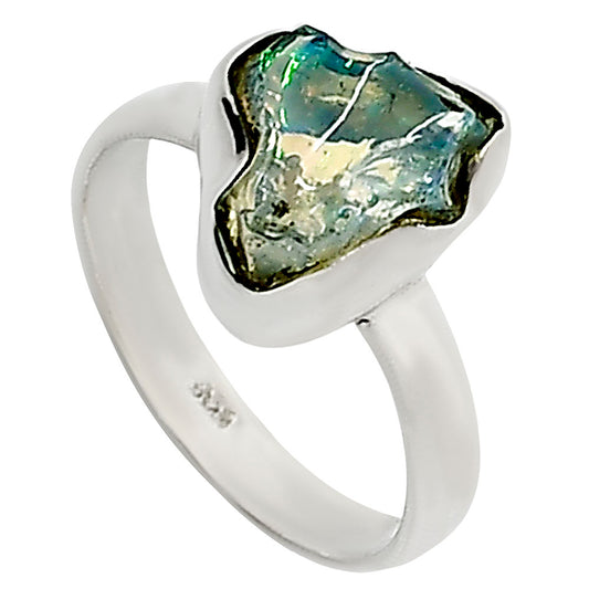 Ethiopian Opal Rough Ring size-7 R-1001 25-ER15995