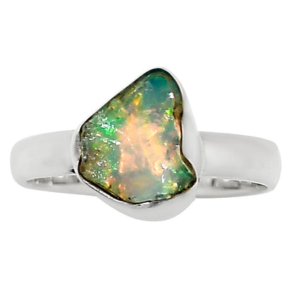Ethiopian Opal Rough Ring size-7 R-1001 25-ER16001