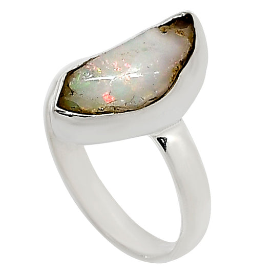 Ethiopian Opal Rough Ring size-8 R-1001 25-ER16226
