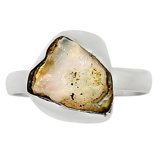 Ethiopian Opal Rough Ring size-9 R-1001 25-ER16255