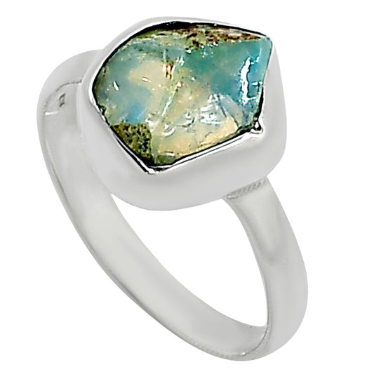 Ethiopian Opal Rough Ring size-9 R-1001 25-ER16262