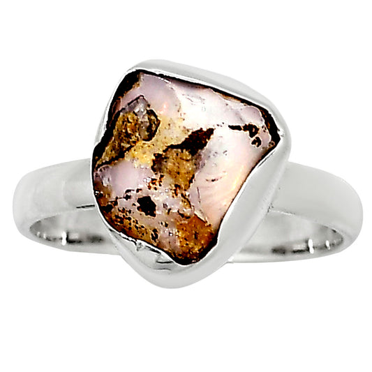 Ethiopian Opal Rough Ring size-9 R-1001 25-ER16269