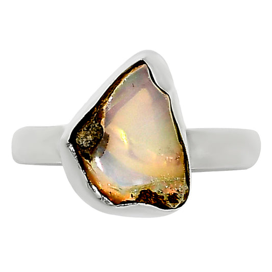 Ethiopian Opal Rough Ring size-9 R-1001 25-ER16272