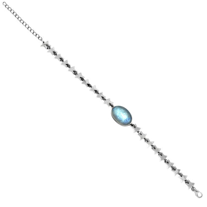 Premium Star - Rainbow Moonstone - India Bracelet B-1044 26-EB10158