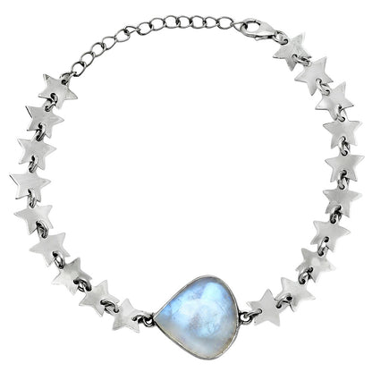 Premium Star - Rainbow Moonstone - India Bracelet B-1044 26-EB10159