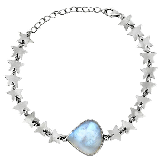 Premium Star - Rainbow Moonstone - India Bracelet B-1044 26-EB10159