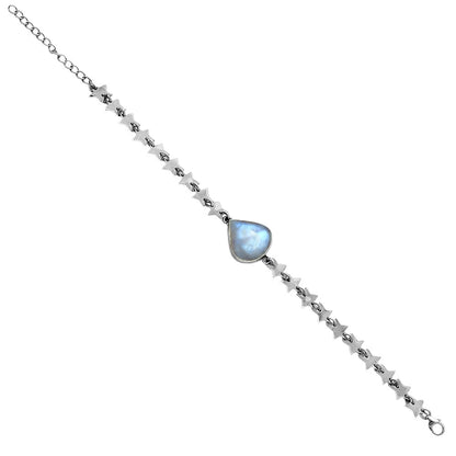 Premium Star - Rainbow Moonstone - India Bracelet B-1044 26-EB10159