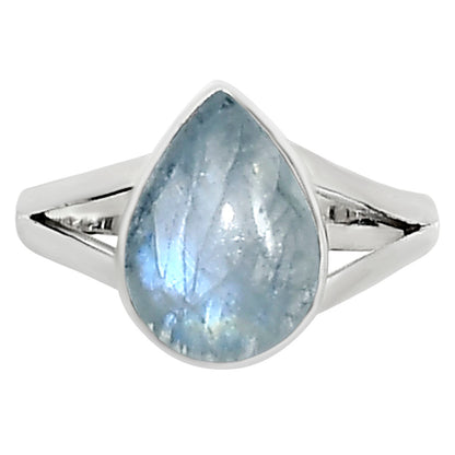 Rainbow Moonstone Ring size-9 R-1002 26-ER15316