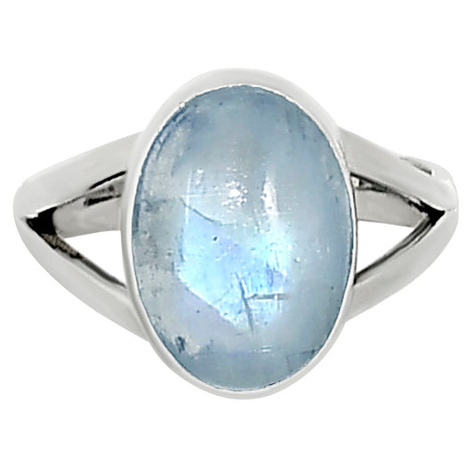 Rainbow Moonstone Ring size-8 R-1002 26-ER15327
