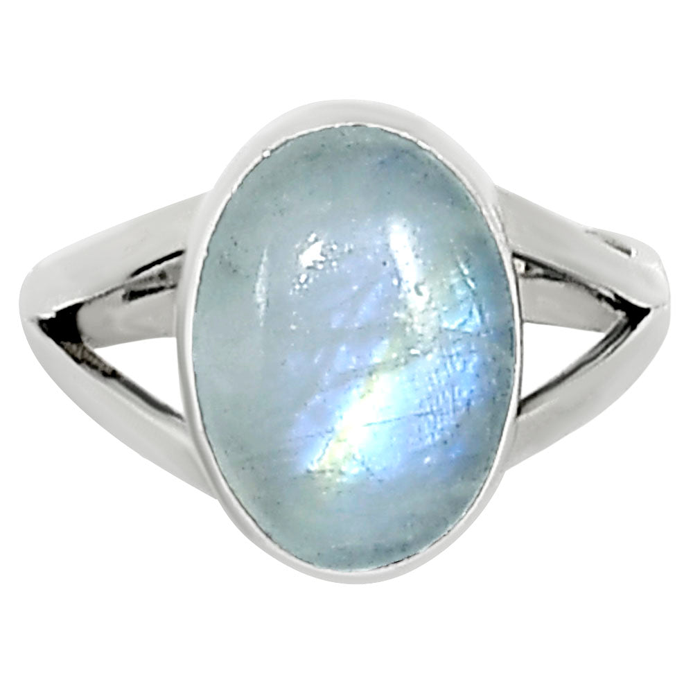 Rainbow Moonstone Ring size-8 R-1002 26-ER15333