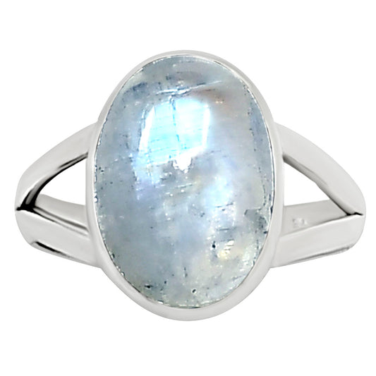 Rainbow Moonstone Ring size-7 R-1002 26-ER16294
