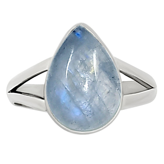 Rainbow Moonstone Ring size-8 R-1002 26-ER16313