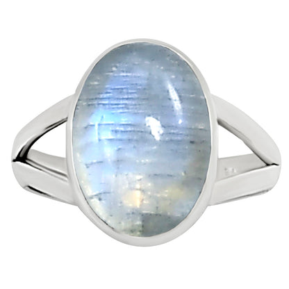 Rainbow Moonstone Ring size-8 R-1002 26-ER16320