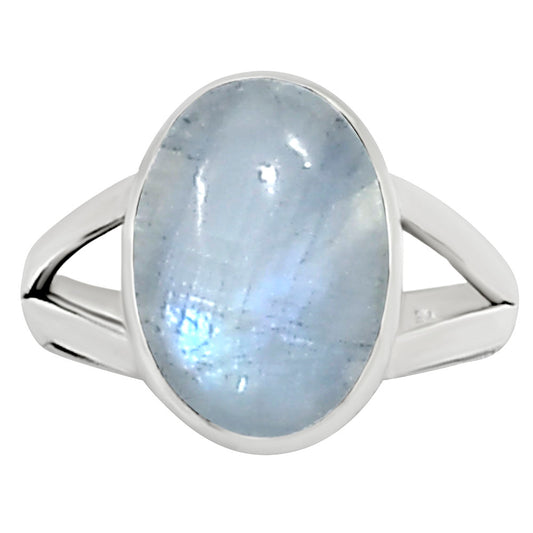 Rainbow Moonstone Ring size-8 R-1002 26-ER16321