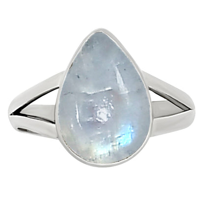 Rainbow Moonstone Ring size-8 R-1002 26-ER16325