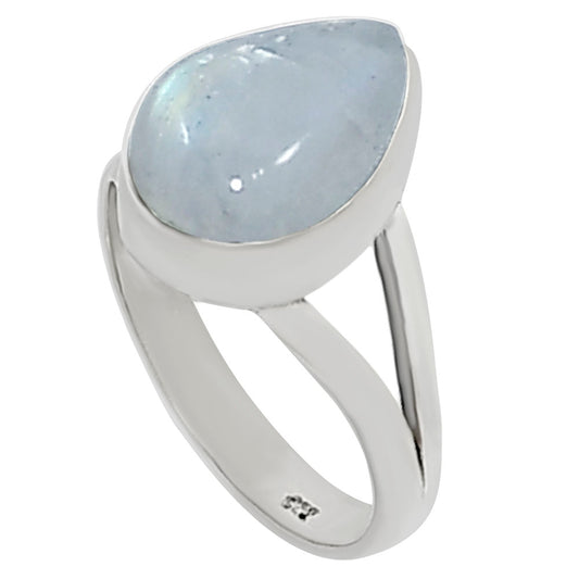 Rainbow Moonstone Ring size-8 R-1002 26-ER16325
