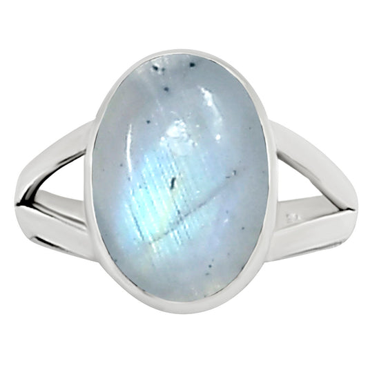 Rainbow Moonstone Ring size-8 R-1002 26-ER16327