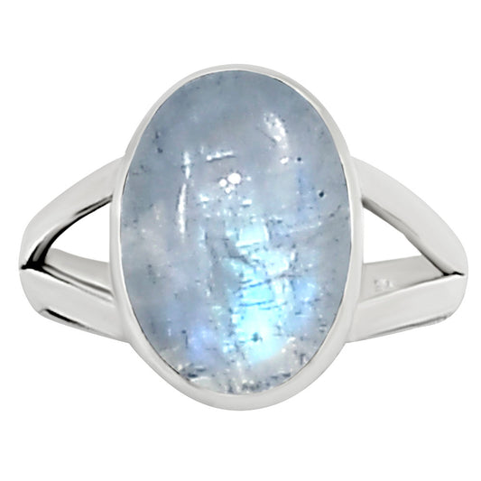 Rainbow Moonstone Ring size-8 R-1002 26-ER16328