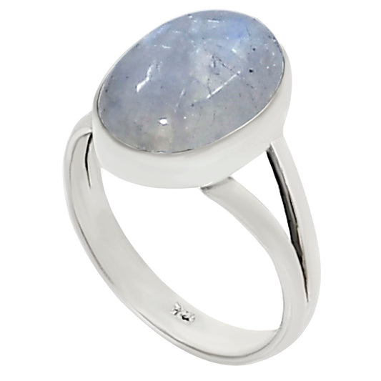 Rainbow Moonstone Ring size-8 R-1002 26-ER16328