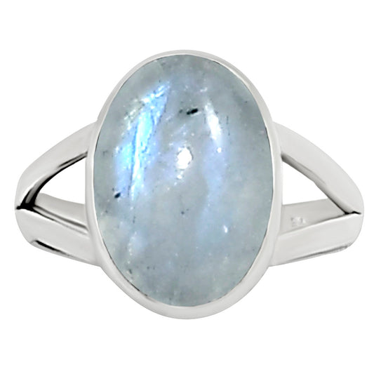 Rainbow Moonstone Ring size-8 R-1002 26-ER16331