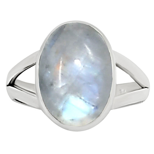 Rainbow Moonstone Ring size-8 R-1002 26-ER16332