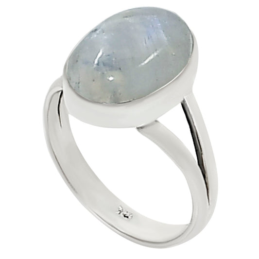 Rainbow Moonstone Ring size-8 R-1002 26-ER16332