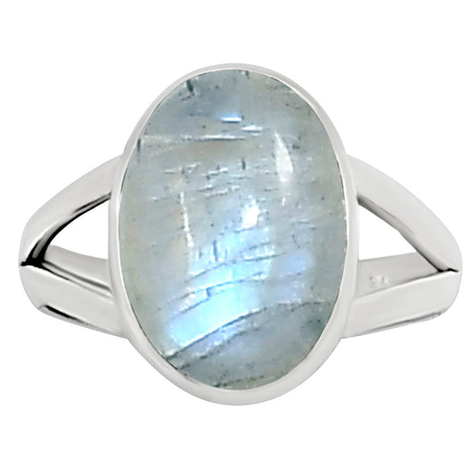 Rainbow Moonstone Ring size-8 R-1002 26-ER16334