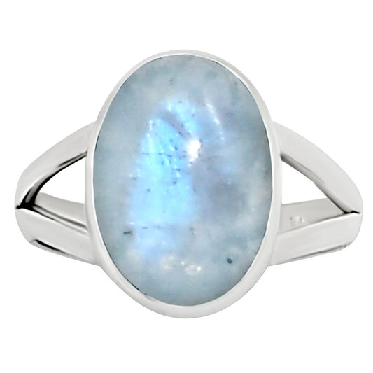 Rainbow Moonstone Ring size-8 R-1002 26-ER16336